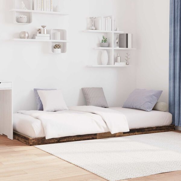 vidaXL G&oacute;lfseng Gamalt timbur 90 x 190 cm Samsettur vi&eth;ur