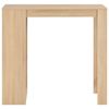 vidaXL Barborð með Hillu Eikarlitur 110x50x103 cm