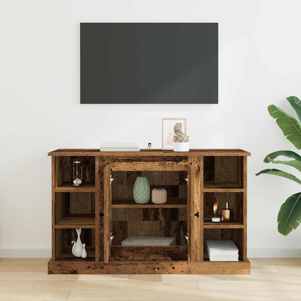 vidaXL Vi&eth;beinteyfla Gamall vi&eth;ur 100 x 35,5 x 60 cm Samsettur vi&eth;ur