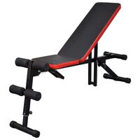 90641 vidaXL Adjustable Sit Up Bench Multi-Position