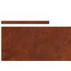 vidaXL Gar&eth;ja&eth;ar Rusty 450 x 0.05 x 15 cm Ve&eth;ra&eth; st&aacute;l