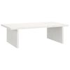 vidaXL Skj&aacute;standur Hv&iacute;tur 50x27x15 cm Gegnheil Fura
