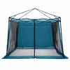vidaXL Innra tjald me&eth; &thorn;aki me&eth; geymslu Bl&aacute;r 303 x 303 x 196 cm taft