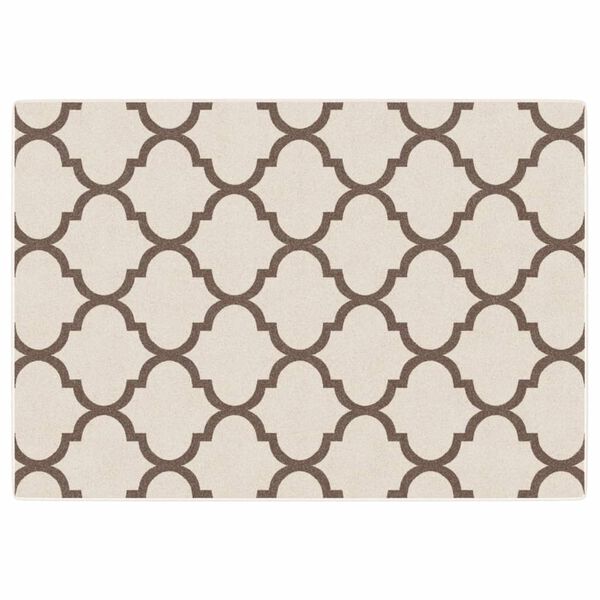 vidaXL Inni og &Uacute;timotta Stutt Flos Marglit 160x230 cm