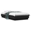 vidaXL R&uacute;mgrind Svartur 90x190 cm Samsettur Vi&eth;ur