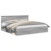 vidaXL Ramsv&iacute;k me&eth; h&ouml;fu&eth;gafl Gr&aacute;r Sonoma 200 x 200 cm Solid furuhikk