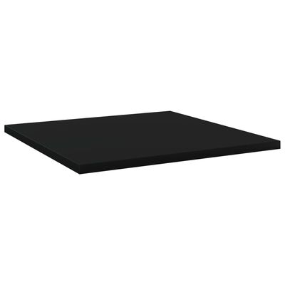 805173 vidaXL Bookshelf Boards 8 pcs Black 40x40x1,5 cm Chipboard