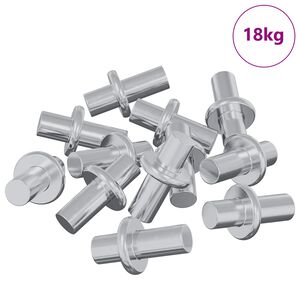 vidaXL Hillupinn 4500 pcs Silfur 8,6 x 8,6 x 14,6 mm St&aacute;l