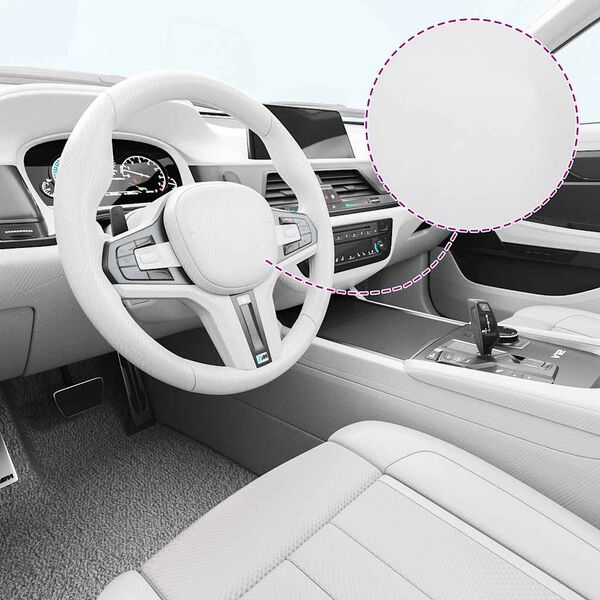 vidaXL B&iacute;lafilmur 2 stk. 4D Hv&iacute;tur 100x150 cm