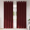 vidaXL Myrkratj&ouml;ld 2 pcs V&iacute;nrau&eth;ur 140 x 225 cm Flauel