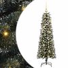 vidaXL Gervi j&oacute;latr&eacute; me&eth; 150 LED Gr&aelig;nn 120 cm PVC, plast og st&aacute;l