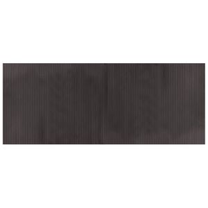 vidaXL Motta Ferhyrnd D&ouml;kkbr&uacute;n 80x200 cm Bambus