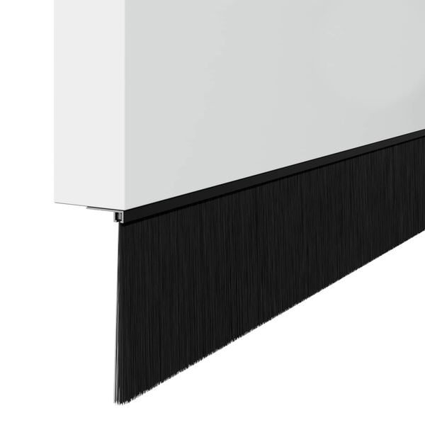 vidaXL Skruv-&aacute; hur&eth;arbjalla&thorn;&eacute;ttingar 6 pcs Svartur 100 cm &Aacute;lblenda