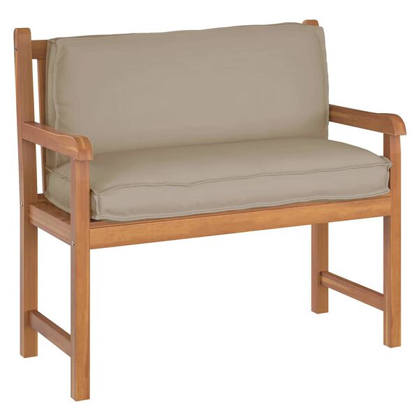 vidaXL Brettpúði fyrir bakstoð Mógrár 120 x 40 x 12 cm Oxford efni