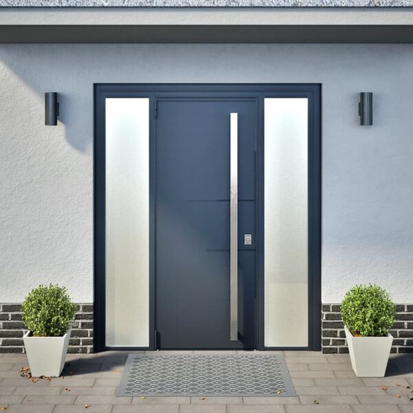 vidaXL Gróðurker í Garðinn 2 stk. 30x30x30 cm Hvítar Stál