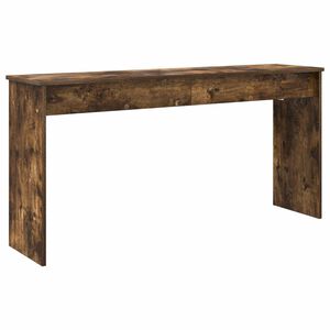 vidaXL Lyklastand Rau&eth;-eik 130 x 32 x 64 cm Samsettur vi&eth;ur