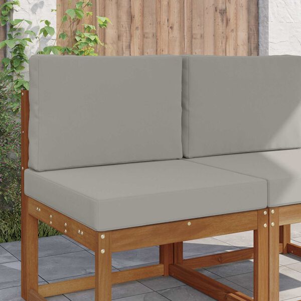 vidaXL Utandyriss&oacute;fap&uacute;&eth;i 2 pcs Gr&aacute;r P&oacute;l&yacute;ester