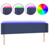 vidaXL LED H&ouml;f&eth;agafl Bl&aacute;tt 203x16x78/88 cm Efni