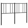vidaXL Skiptanlegt R&uacute;mgafl &uacute;r M&aacute;lmi Svartur 150 cm