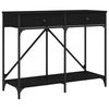 vidaXL Veggbor&eth; Svart 100x39x78,5 cm Samsettur Vi&eth;ur