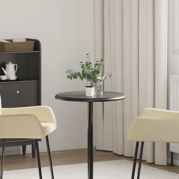 vidaXL Bor&eth;plata Sv&ouml;rt &Oslash;50x2,5 cm Marmari