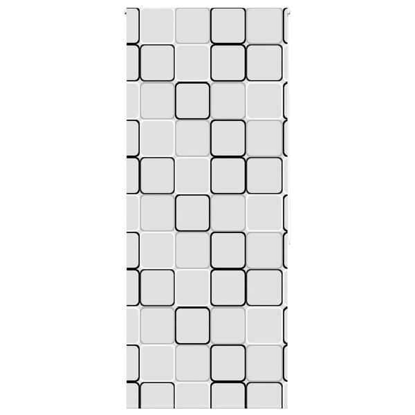 vidaXL Rúllugardína í Sturtu 110x240 cm Dúkur Breidd 106 cm