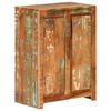 vidaXL Skenkur 55x33x75 cm Gegnheill Endurunninn Vi&eth;ur
