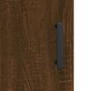 vidaXL Hár Skápur Brún Eik 69,5x34x180 cm Samsettur Viður
