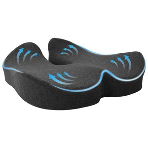 vidaXL Koddi me&eth; kodda D&ouml;kk gr&aacute; 50 x 43 x 10 cm cotton