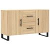 vidaXL Skenkur Sonoma 100x36x60 cm Samsettur Vi&eth;ur