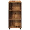 vidaXL Rolling Cabinet Old Wood 60x35x75 cm Engineered Wood