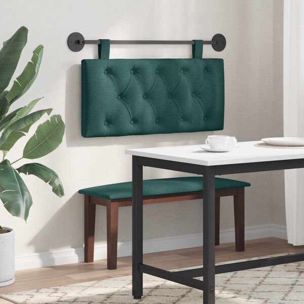 vidaXL Hengisk&aacute;li Vegghengt D&ouml;kkgr&aelig;n 100 x 55 x 7 cm d&uacute;kur