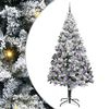 vidaXL Gervi j&oacute;latr&eacute; me&eth; 300 LED Hv&iacute;tt 240 cm PVC, st&aacute;l og plast