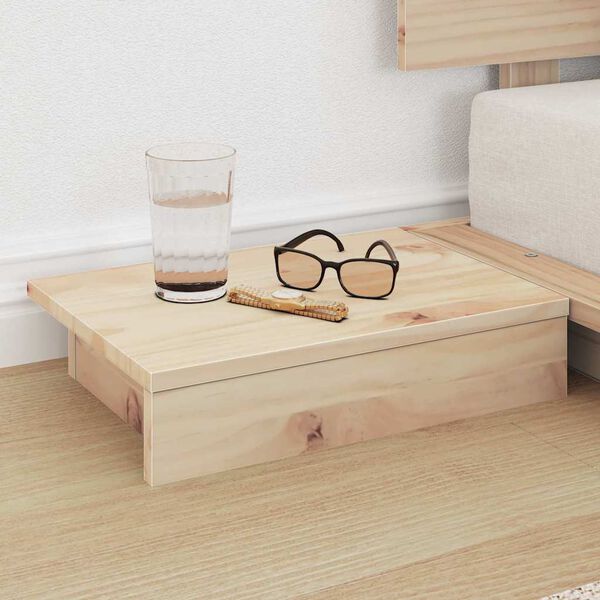 vidaXL Ramsvík Brúnn 75 x 190 cm Viður