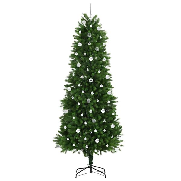vidaXL J&oacute;latr&eacute; me&eth; 300 LED me&eth; standi Gr&aelig;nn 240 cm PE
