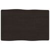 vidaXL Bor&eth;plata D&ouml;kkgr&aacute; 60x40x(2-4) cm Me&eth;h&ouml;ndlu&eth; N&aacute;tt&uacute;rul. Br&uacute;nir