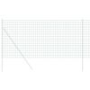 vidaXL Evrópsk girðing Grænn 0.6 x 25 m PVC-húðaður járn