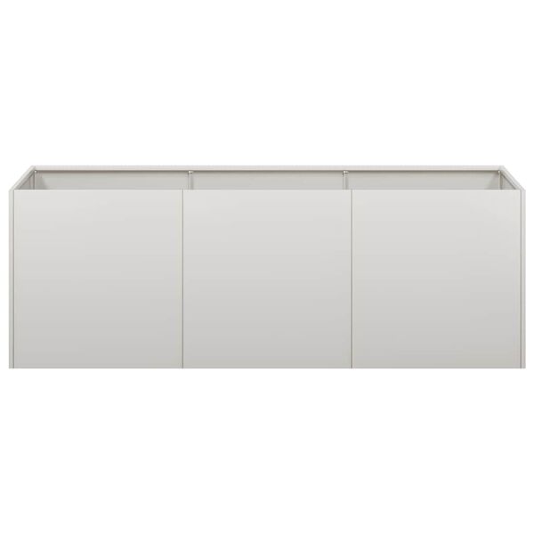 vidaXL Gróðurker 120x40x40 cm Ryðfrítt Stál