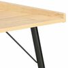 20271 vidaXL Desk Oak 90x50x79 cm