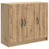 vidaXL Vi&eth;beinteyfla Handverkseik 89 x 34,5 x 77 cm Samsettur vi&eth;ur