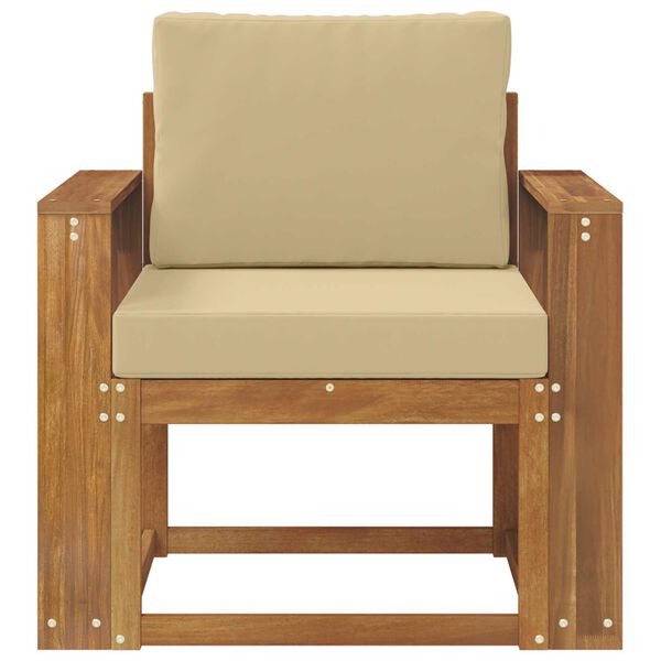 vidaXL &Uacute;tis&oacute;fi Solid Akas&iacute;uskei&eth; og P&oacute;lyester N&aacute;tt&uacute;rulegur