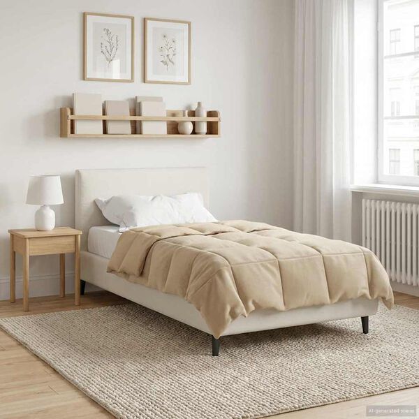 vidaXL Full &aacute;rs d&yacute;na S&iacute;&eth;la&eth; Rj&oacute;malitur 135 x 200 cm M&iacute;kr&oacute;f&iacute;ber