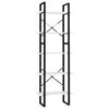 vidaXL 5 h&aelig;&eth;a B&oacute;kask&aacute;pur Hv&iacute;tur 60x30x175 cm Samsettur Vi&eth;ur