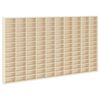 vidaXL Vegghilla Drapplita&eth;ur 98 x 4,5 x 55 cm Samsettur vi&eth;ur