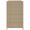 vidaXL Geymslusk&aacute;pur fyrir Gar&eth; Drappa&eth;ur 83x45x76 cm P&oacute;l&yacute;rattan