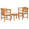vidaXL Gar&eth;r&oacute;s set me&eth; p&uacute;&eth;i 3 pcs Hrein akas&iacute;utr&eacute;