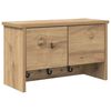 vidaXL Vegghengt fatahengi Artisan Eik 50 x 20 x 30 cm Samsettur vi&eth;ur