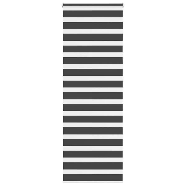 vidaXL Zebra Gard&iacute;na Sv&ouml;rt 85x230 cm Efni Breidd 80,9 cm P&oacute;l&yacute;ester