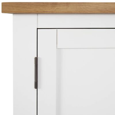 289208 vidaXL Cupboard 45x32x85 cm Solid Oak Wood
