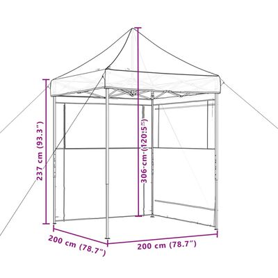 vidaXL Samfellanlegt Veislutjald Pop-Up með 2 Hliðum